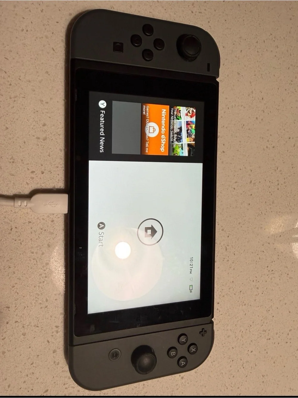 Nintendo Switch Console with Gray Joy-Con Controllers
